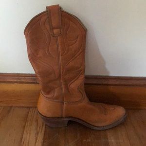 Leather Cowboy Boots